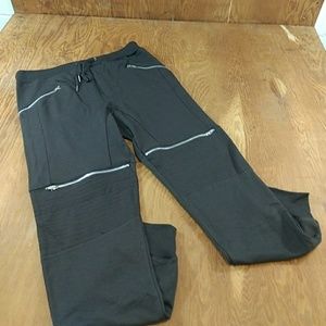 Men's Indigo People Jogger Pants, zippered